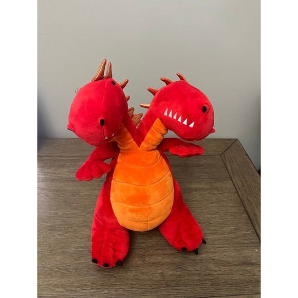 Pillowfort Double‎ Headed Dragon Stuffed Plush - Picture 1 of 5